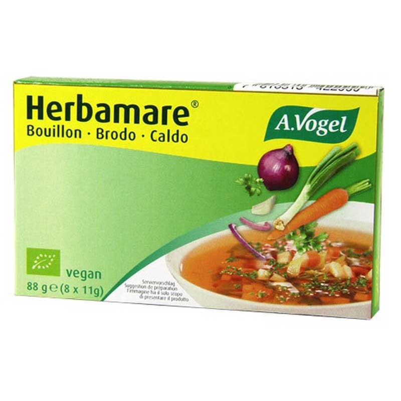Caldo vegetal Herbamare Bio 8 cubitos A.Vogel