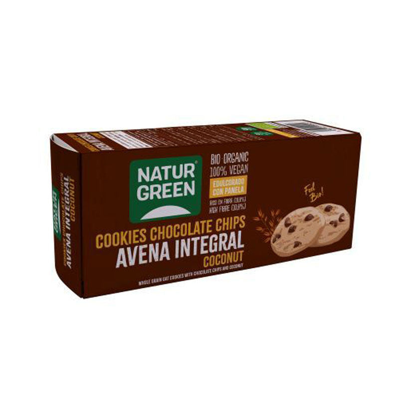 Cookies de Avena integral con Coco bio 140g Naturgreen