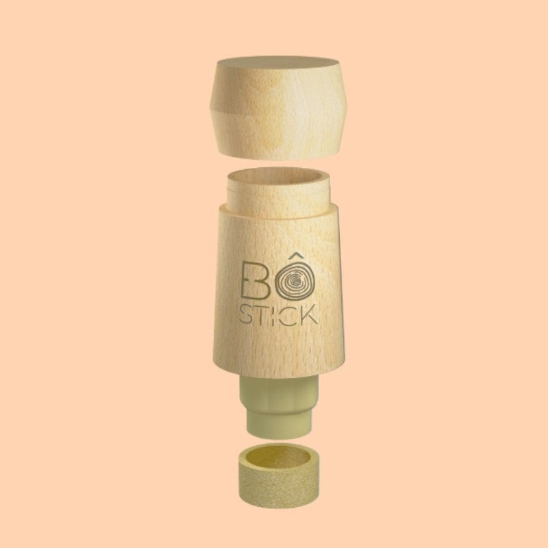 Desodorante de Leche de Almendras recargable - aplicador de madera con recambio 45g Bo Stick