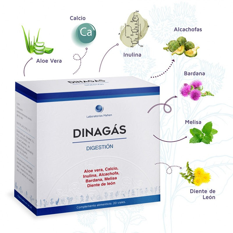 Dinagas 4 Digestion 20 viales Mahen