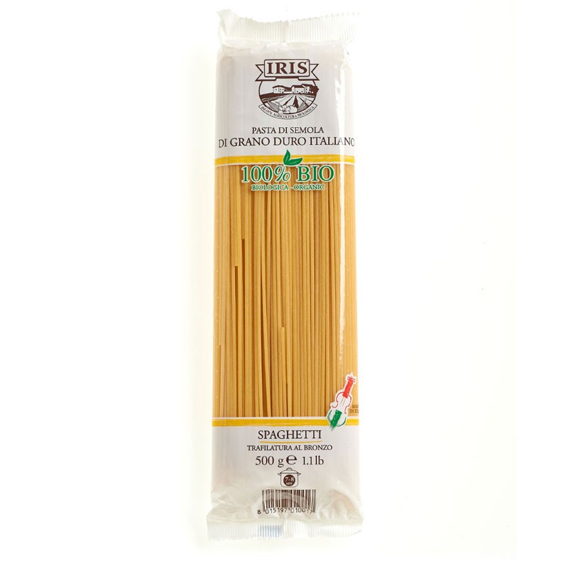 Espaguetis de trigo BIO 500 g IRIS