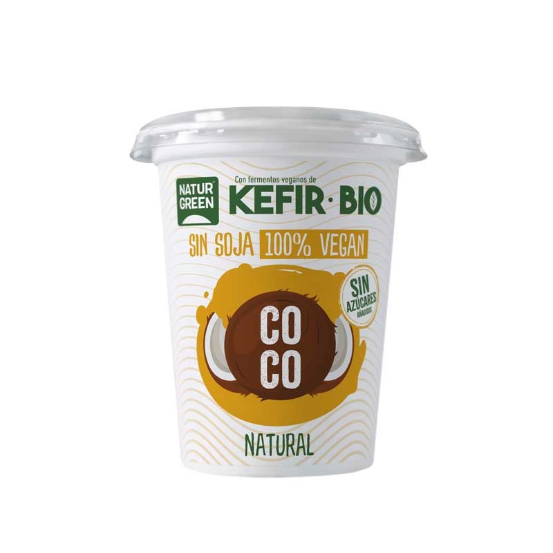 Kefir de coco natural Bio 400g NaturGreen