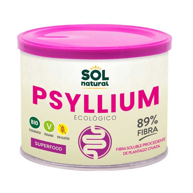 Psyllium en polvo s/gluten Bio 200g Sol Natural