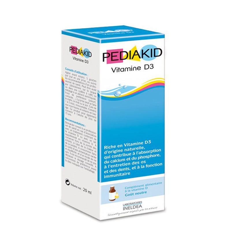 Vitamina D3 1000UI 20ml Pediakid