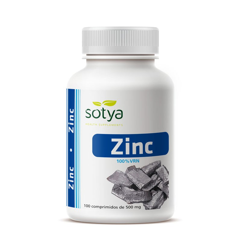Zinc 500mg 100 comprimidos Sotya