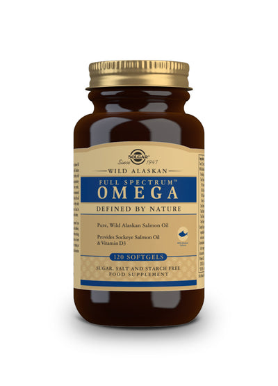 Full Spectrum™ Omega - Aceite de Salmón Salvaje de Alaska - 120 Cápsulas blandas