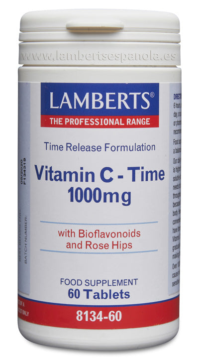 Vitamina C 1000 mg. Liberación Sostenida 60 tabletas