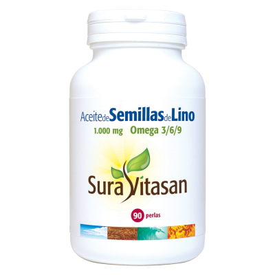 ACEITE DE SEMILLAS DE LINO 90 PERLAS -  SURAVITASAN