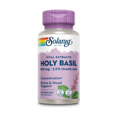 Holly Basil 60 Caps - SOLARAY