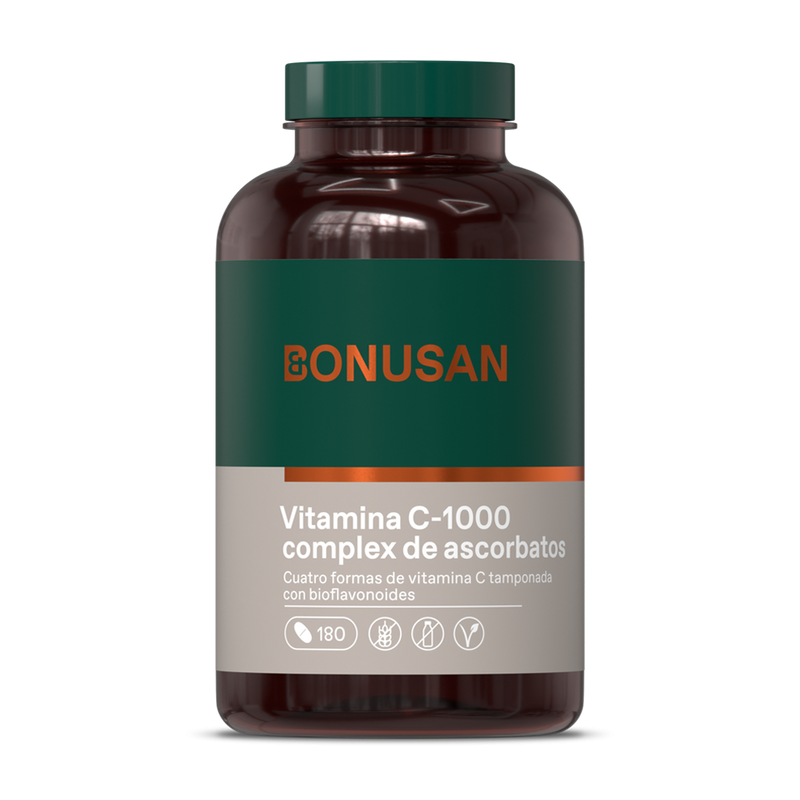 Vitamina C-1000 complejo de ascorbatos / 180 comp - BONUSAN