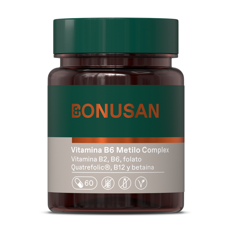 Vitamina B6 plus 20 mg / 60 caps - BONUSAN