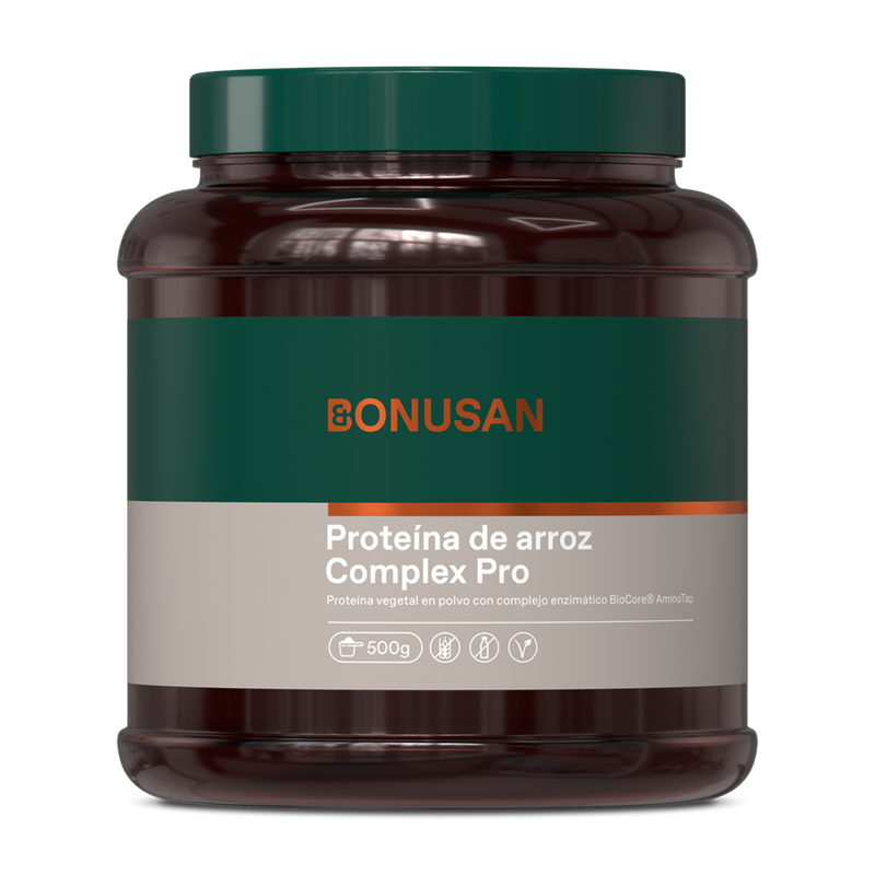 Proteína de arroz en polvo plus 500gr - BONUSAN
