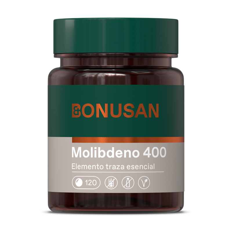 Molibdeno 400 mcg / 120 comprimidos - BONUSAN