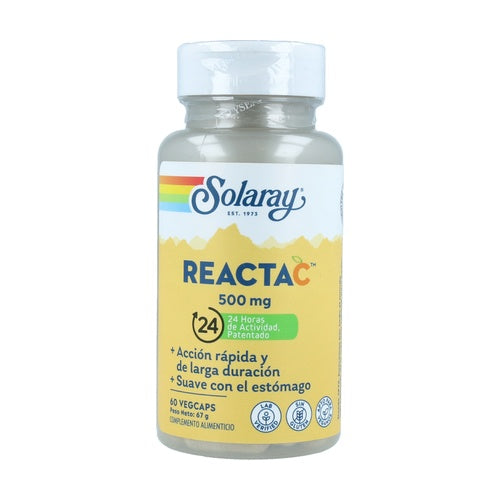 REACTA C 500mg  60caps - SOLARAY