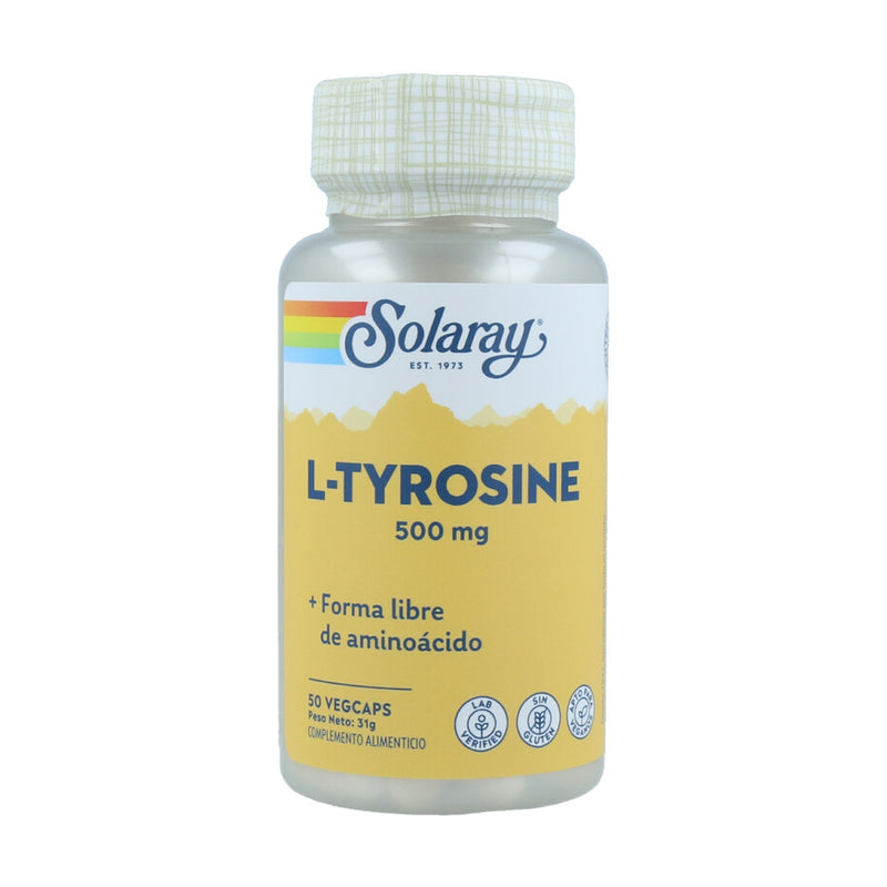 L-TIROSINA 500mg 50caps - SOLARAY