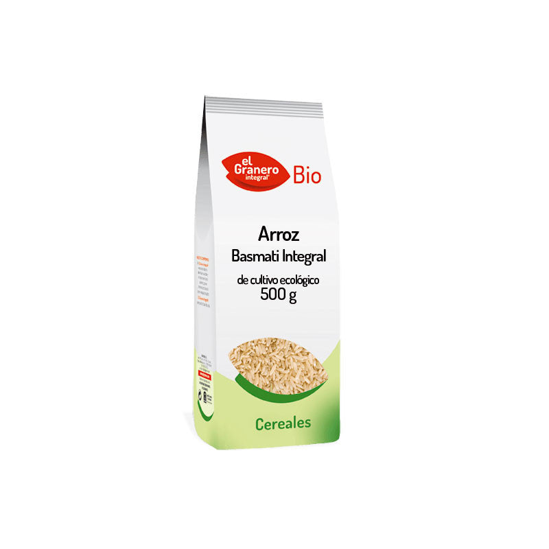 ARROZ INTEGRAL BASMATI BIO, 500 Gr - EL GRANERO INTERGRAL - masquedietasonline.com 