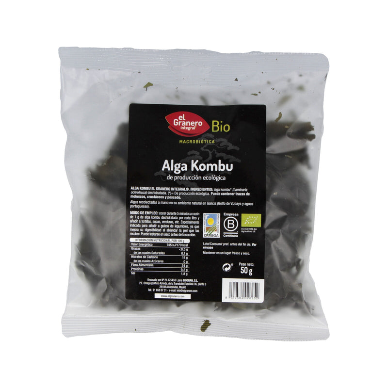 Alga Kombu BIO, 50gr - El Granero Integral