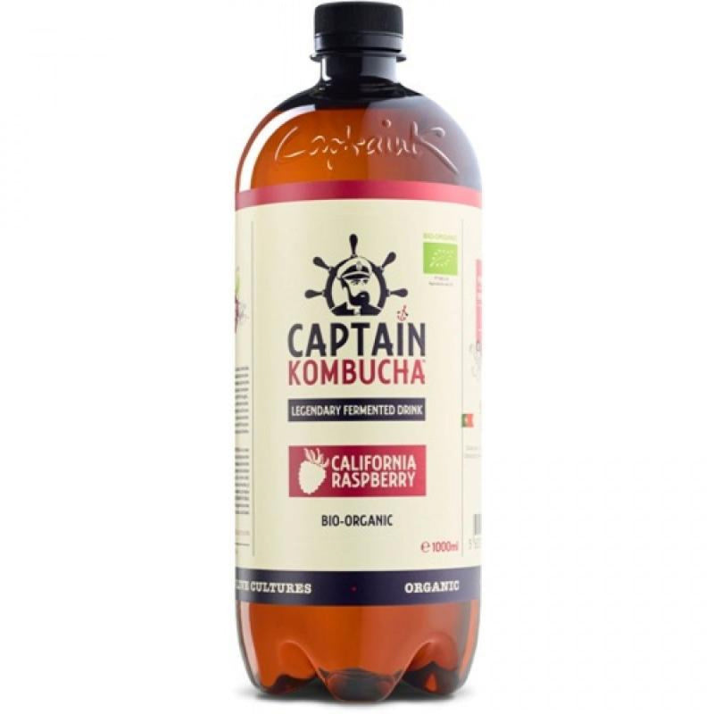 Kombucha BIO Frambuesa 1L - Captain Kombucha