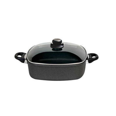 CAZUELA PARA INDUCCIÓN CUADRADA - SKK - masquedietasonline.com 