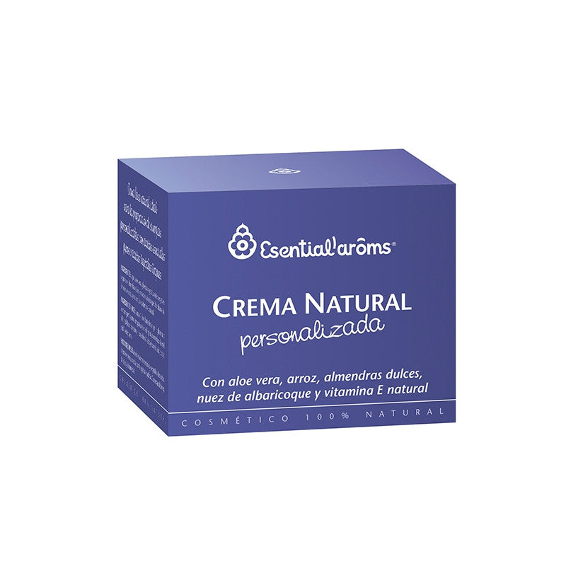 CREMA NATURAL PERSONALIZADA 40 G - ESENTIAL AROMS - masquedietasonline.com 