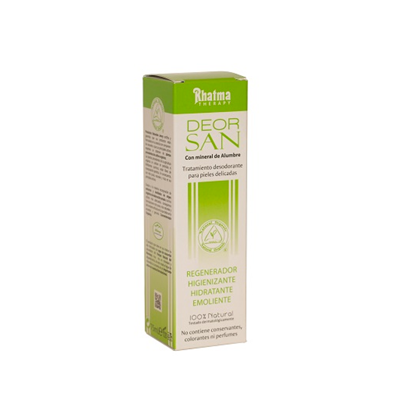DESODORANTE DEOR SAN CON ALUMBRE 75 ML- RHATMA - masquedietasonline.com 