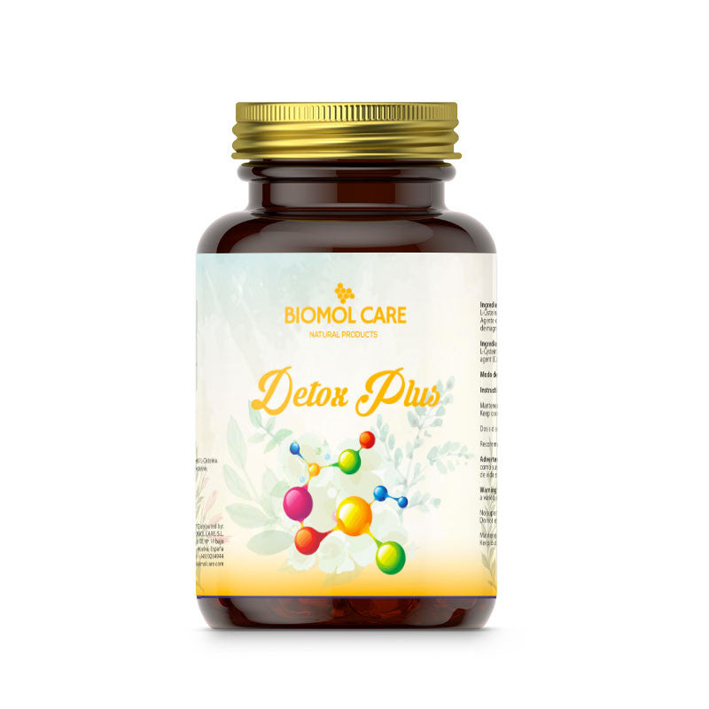 DETOX PLUS 60 CÁPSULAS - BIOMOL CARE - masquedietasonline.com 