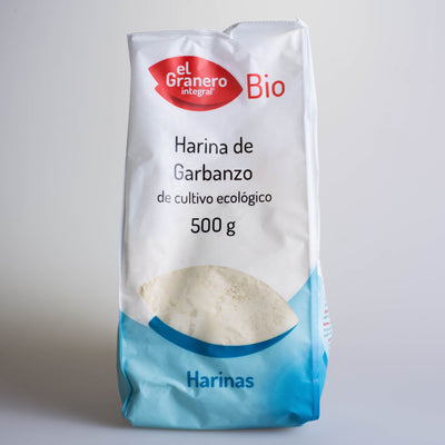 HARINA DE GARBANZO ECO 500 G - EL GRANERO - masquedietasonline.com 