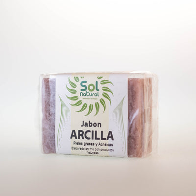 JABON DE ARCILLA - SOL NATURAL - masquedietasonline.com 