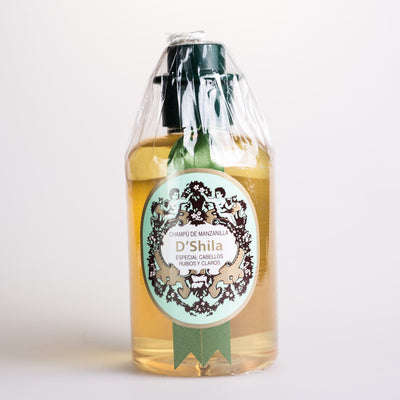 CHAMPU DE MANZANILLA 300ML - D´SHILA - masquedietasonline.com 
