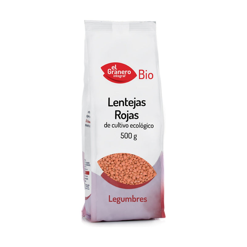 Lentejas Rojas BIO 500gr - El Granero Integral