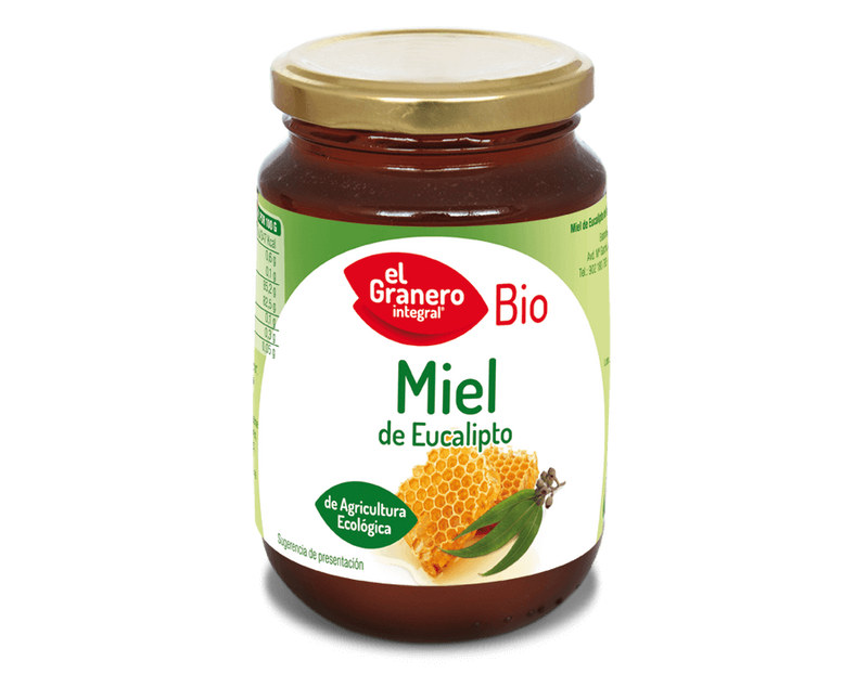 MIEL DE EUCALIPTO BIO 500g - EL GRANERO INTEGRAL - masquedietasonline.com 