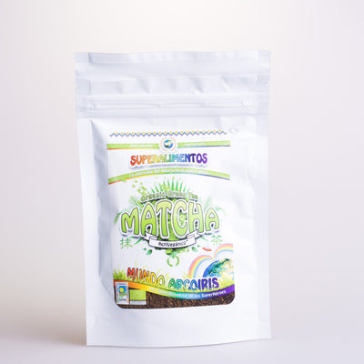 MATCHA TE ECOLOGICO 250 GR - MUNDO ARCOIRIS - masquedietasonline.com 