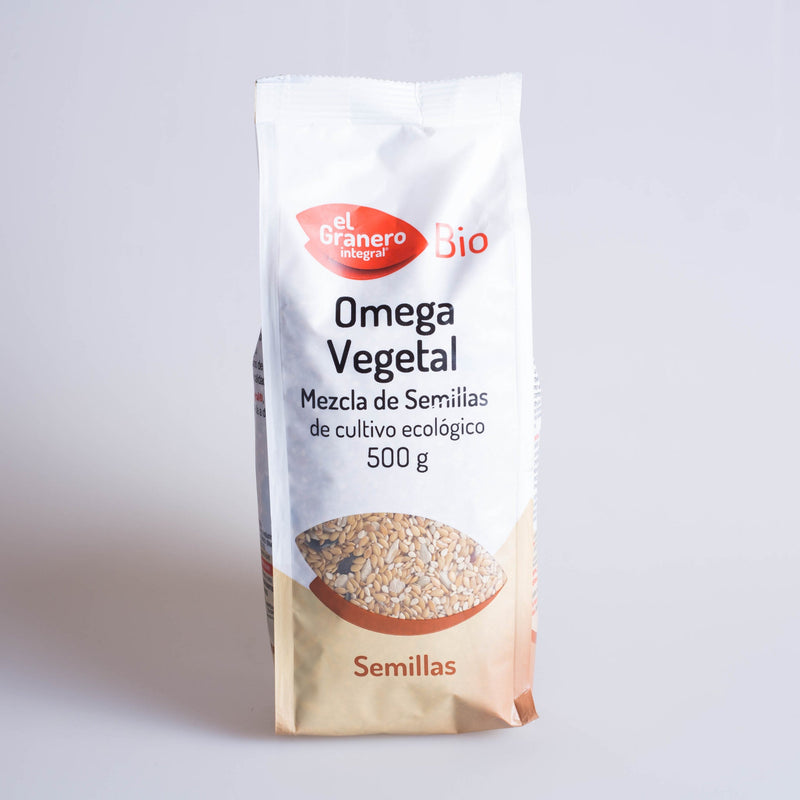 OMEGA VEGETAL (MEZCLA DE SEMILLAS) BIO, 500G BIO - EL GRANERO - masquedietasonline.com 