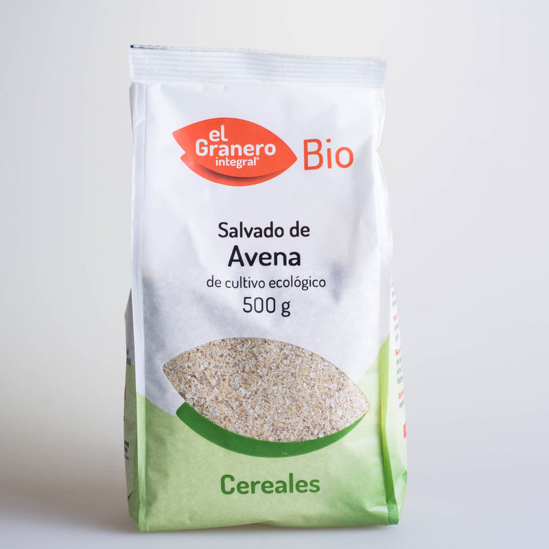 SALVADO DE AVENA BIO, 500G - EL GRANERO INTEGRAL - masquedietasonline.com 
