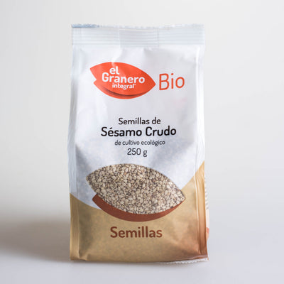 SÉSAMO CRUDO, 250 GR - EL GRANERO INTEGRAL - masquedietasonline.com 