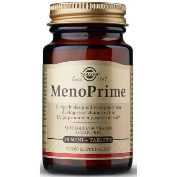 Meno Prime 30 - Antiguo Fórmula Vm Prime woman / 30 mini comprimidos - SOLGAR