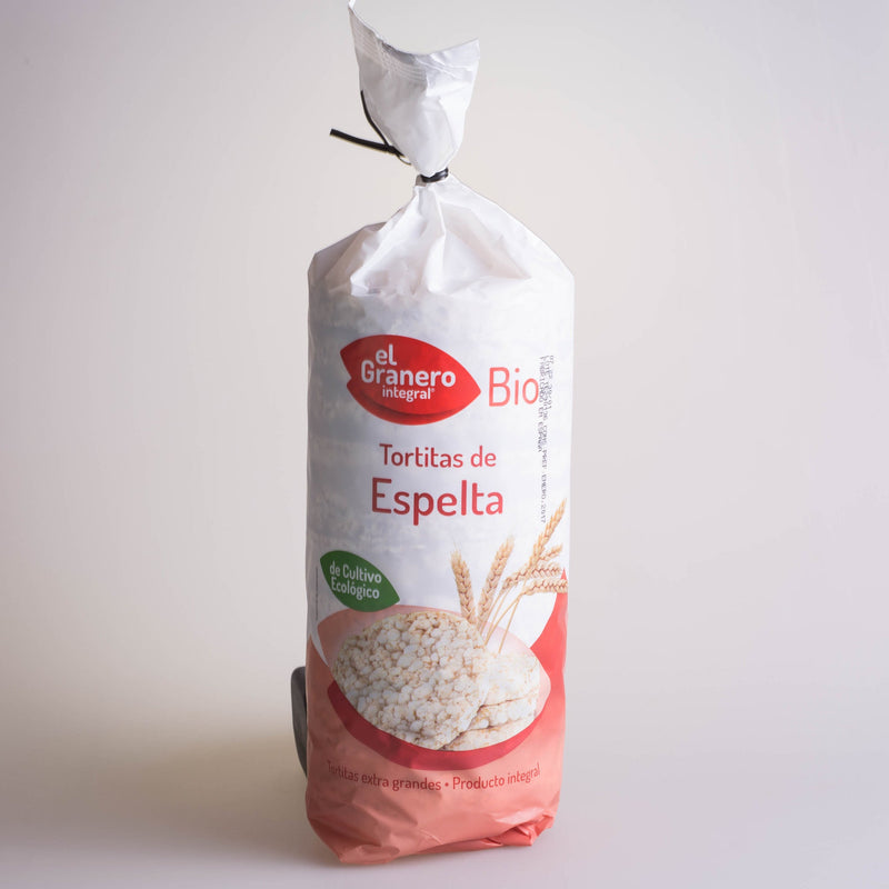 TORTITAS DE ESPELTA INTEGRAL BIO, 100G - EL GRANERO INTEGRAL - masquedietasonline.com 