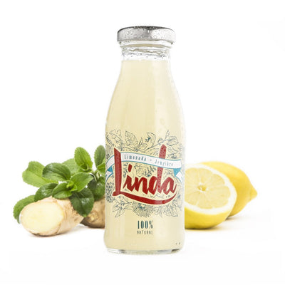 ZUMO NATURAL DE LIMÓN, JENGIBRE Y STEVIA - LINDA - masquedietasonline.com 