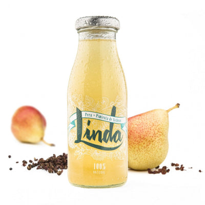 ZUMO NATURAL DE PERA, LIMÓN Y PIMIENTA DE SICHUÁN - LINDA - masquedietasonline.com 