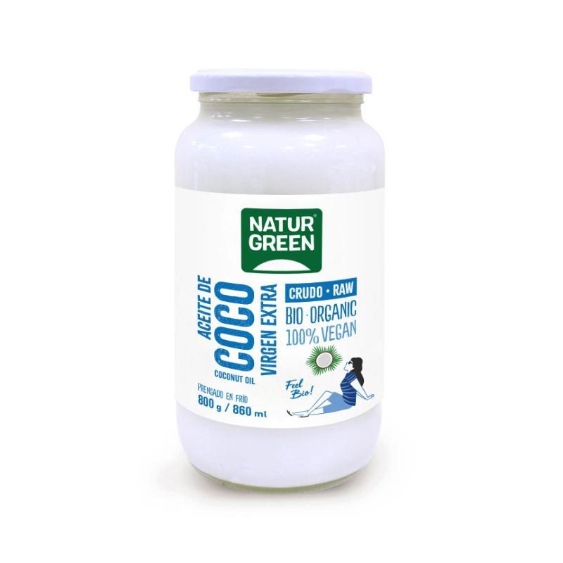 Aceite de coco virgen extra bio 860ml Naturgreen