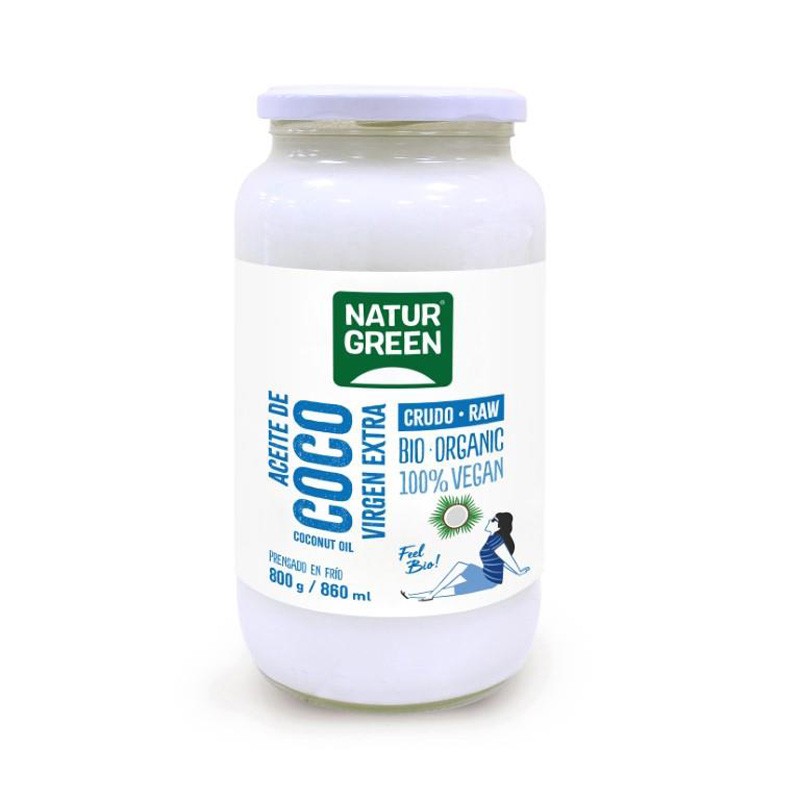 Aceite de coco virgen extra bio 860ml Naturgreen