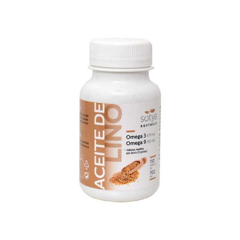 Aceite de lino 702mg 110 perlas - Sotya