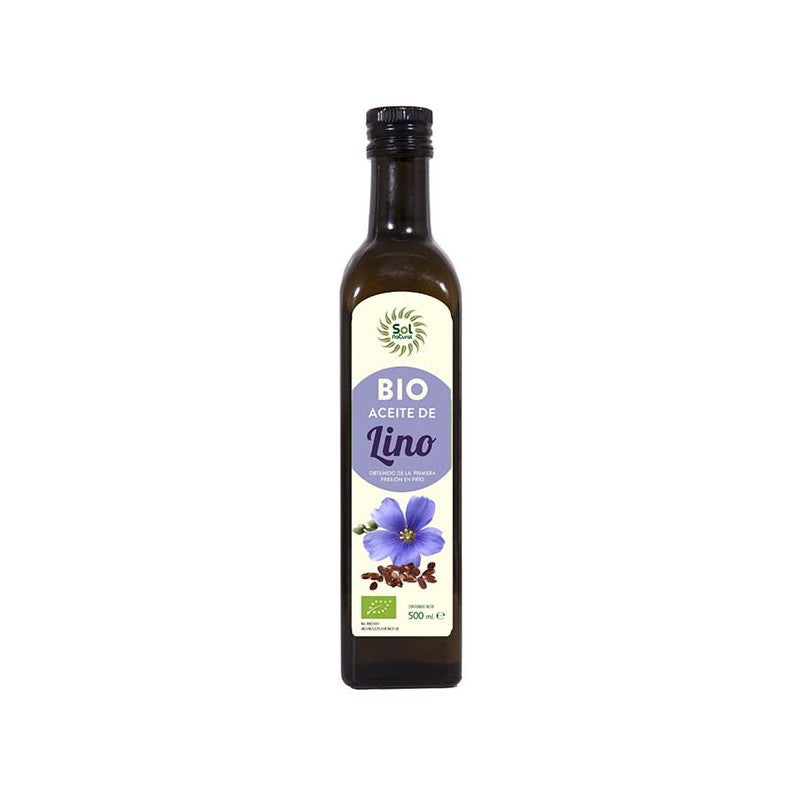 Aceite de lino bio 500ml Sol Natural