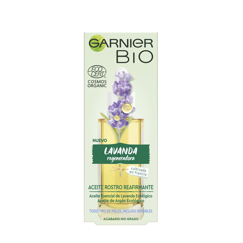 Aceite Lavanda Rostro Reafirmante Bio 30 ml Garnier