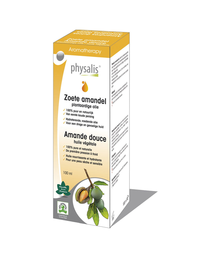 Aceite vegetal de almendras dulces bio 100 ml Physalis