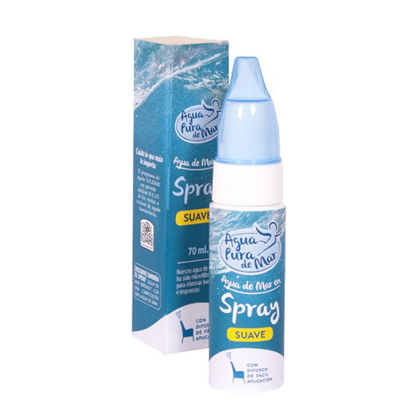 Agua de mar spray formula suave 70ml Sol natural