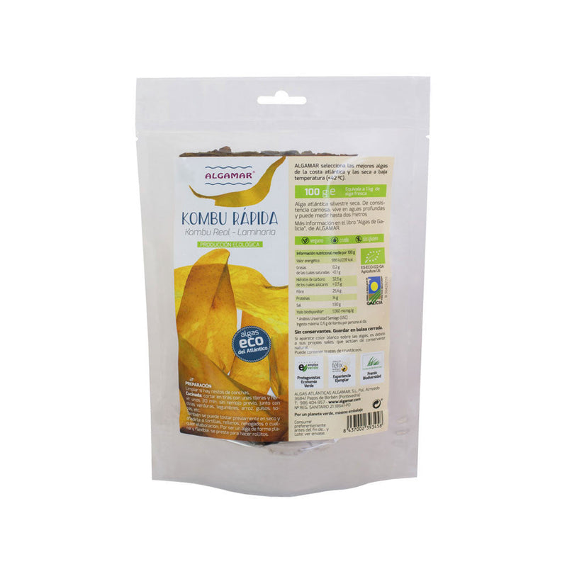 Alga kombu rápida (kombu real) Bio 100g Algamar
