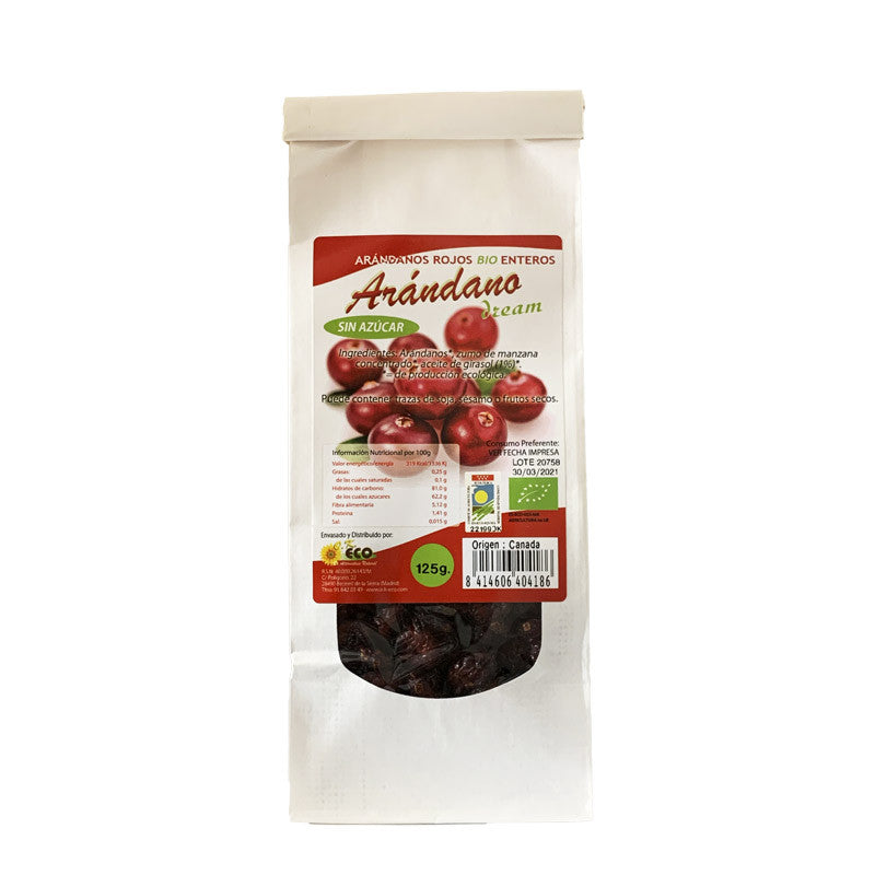 Arandano rojo bio 125 g Dream Foods