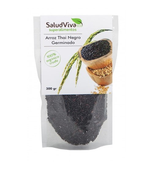 ARROZ THAI NEGRO GERMINADO 300 G - SALUD VIVA - masquedietasonline.com 