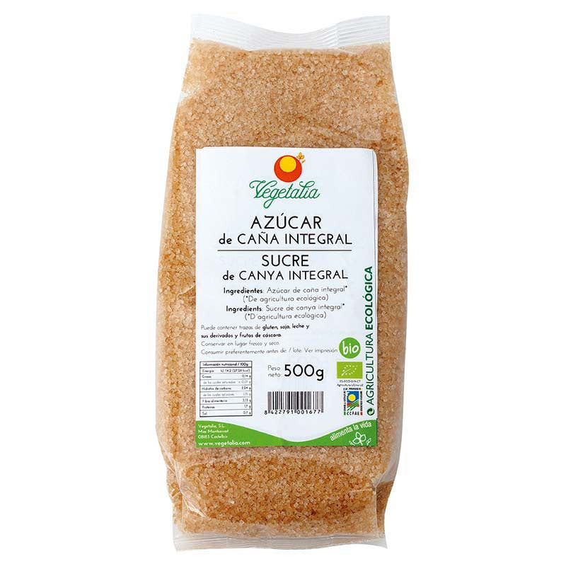 Azucar integral bio 500 g Vegetalia